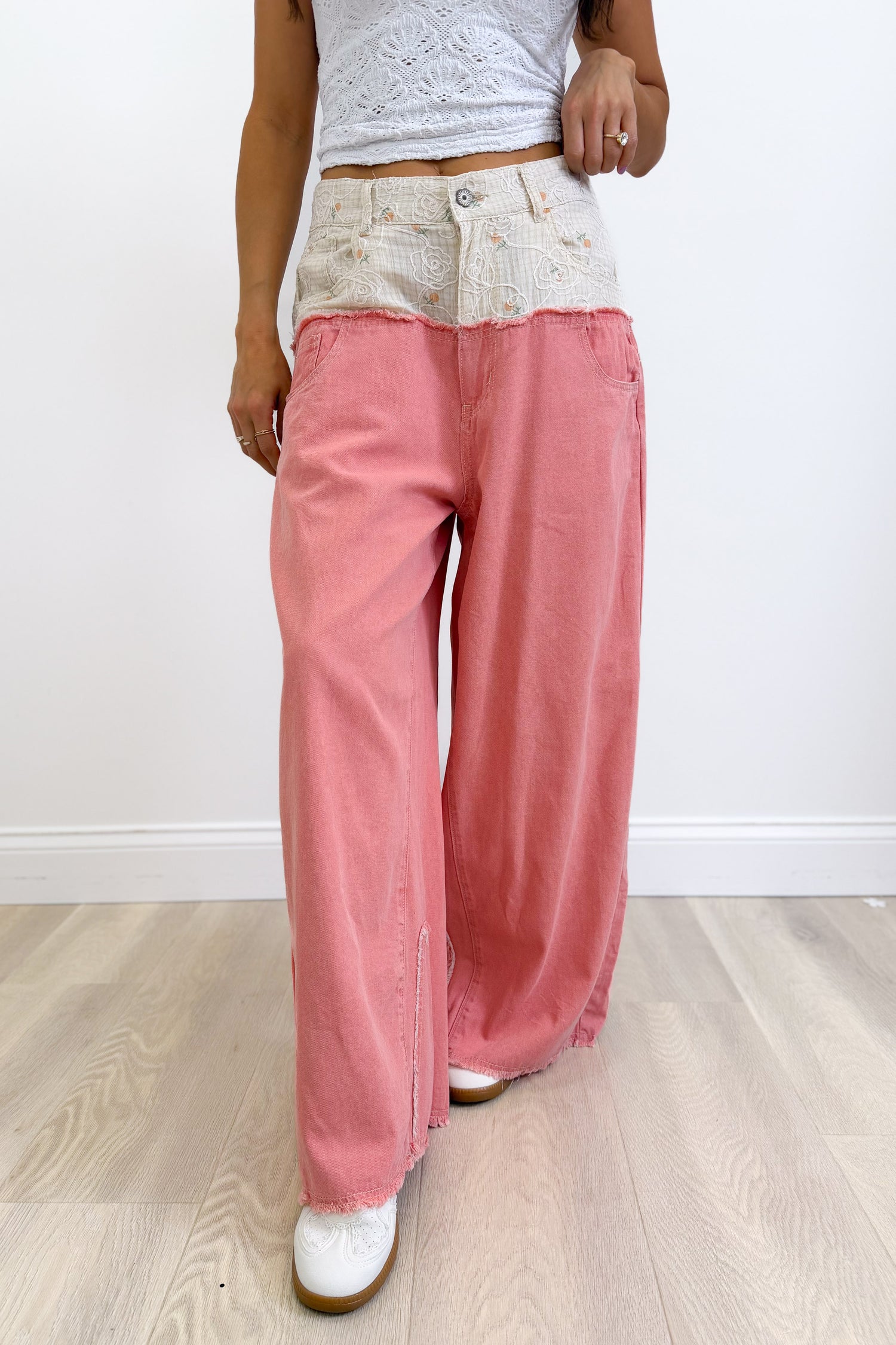 Why Not You Floral Pants - 2 Colors!