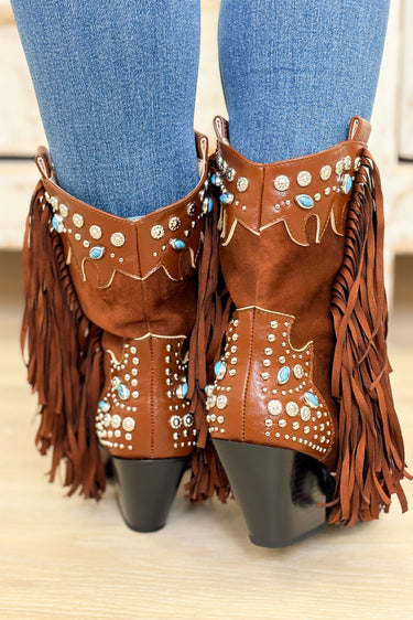 Anorak Block Bootie - Brown