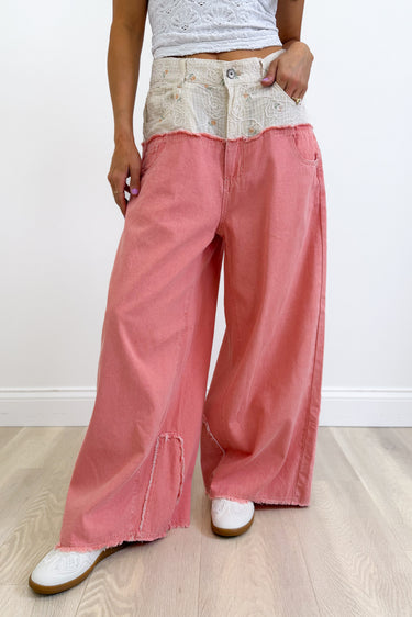 Why Not You Floral Pants - 2 Colors!