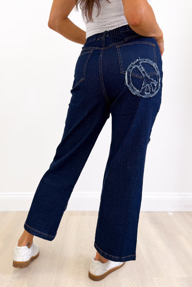 Peace & Love Straight Leg Jeans - 2 Colors!