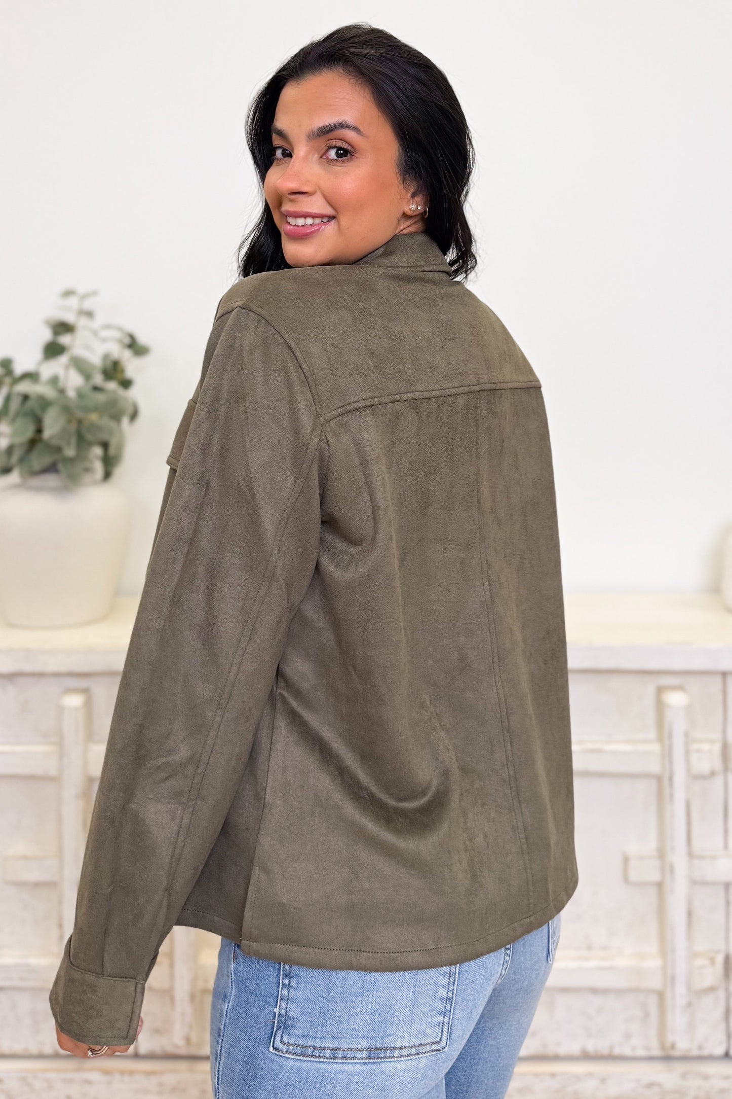 The Classic Luxe Suede Jacket - 3 Colors!