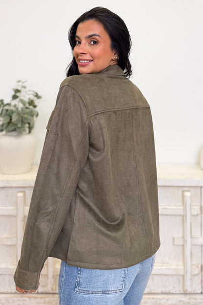 The Classic Luxe Suede Jacket - 3 Colors!