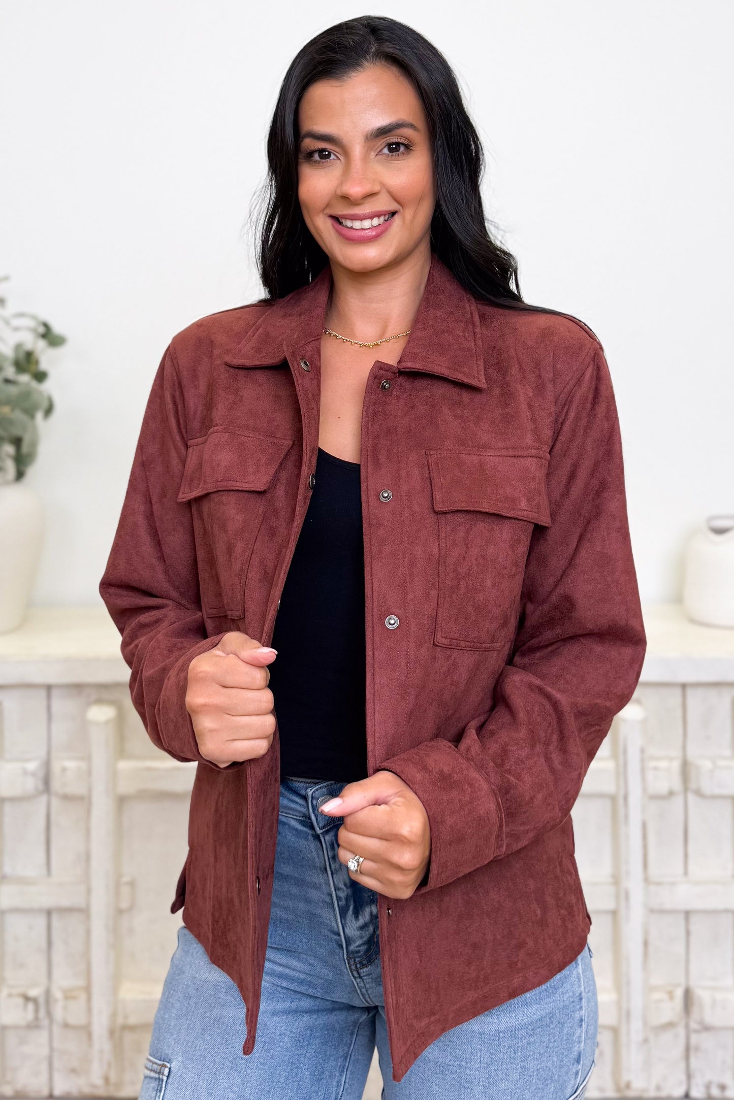 The Classic Luxe Suede Jacket - 3 Colors!