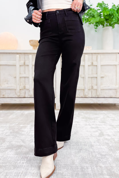 Speechless By Judy Blue - High Rise Straight Jeans