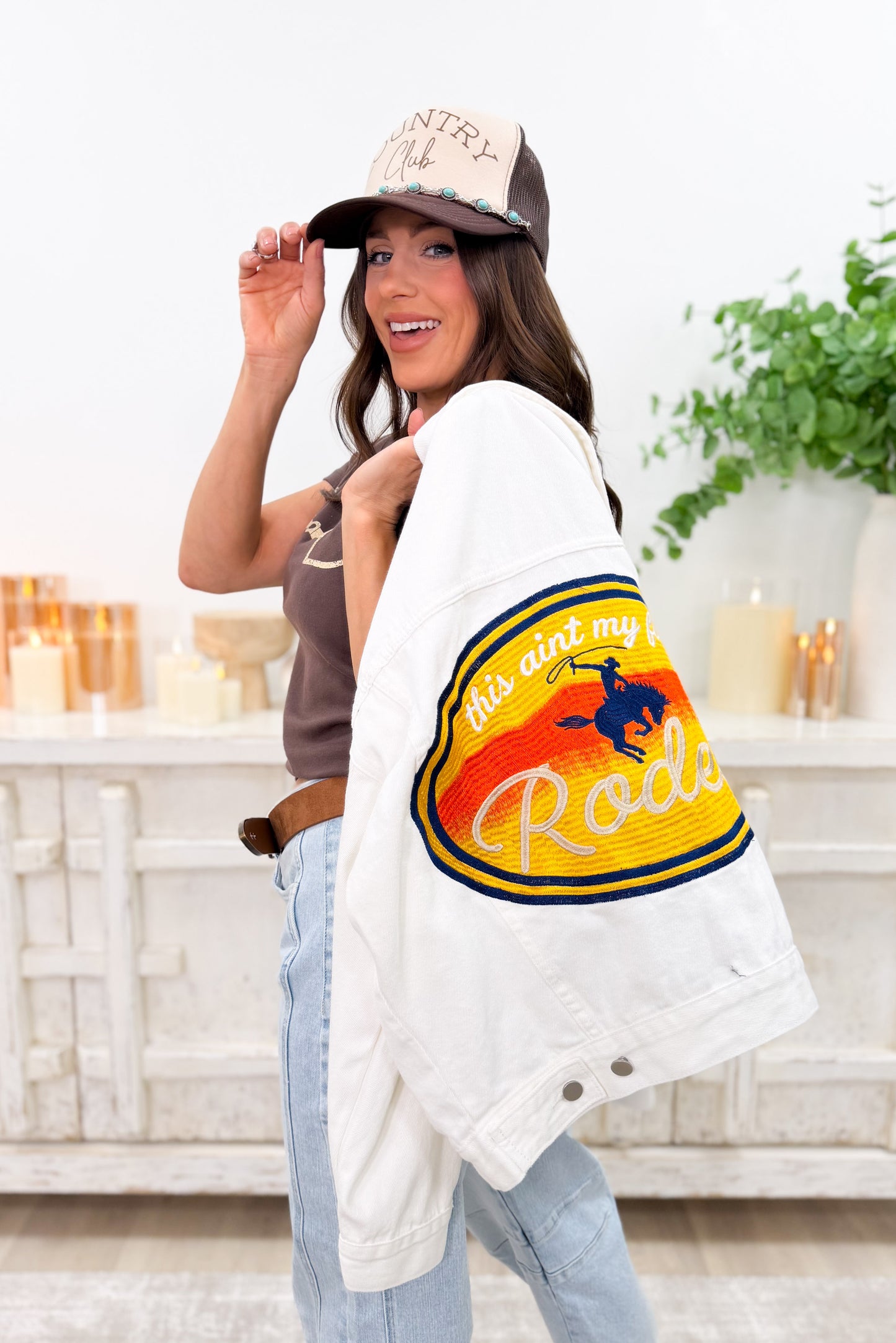 This Ain't My First Rodeo Denim Jacket