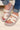 Lyon Platform Slide Velcro Sandals - Bone