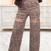 Velocity Of Ferocity By Blue B - Cutout Jeans - Leopard