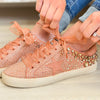 Goldie Embellished Sneakers - Taupe