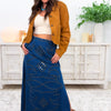 Tex Mex Slit Maxi Skirt