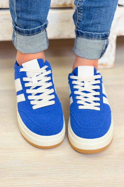 Lilith Platform Sneakers - Blue