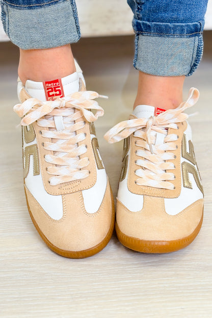 Shu Shop Retro 25 Sneakers - White Gold