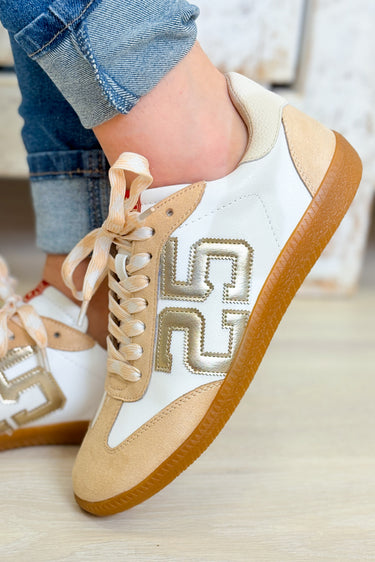 Shu Shop Retro 25 Sneakers - White Gold