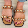 Corky's Catch A Buzz Sandals - Cognac