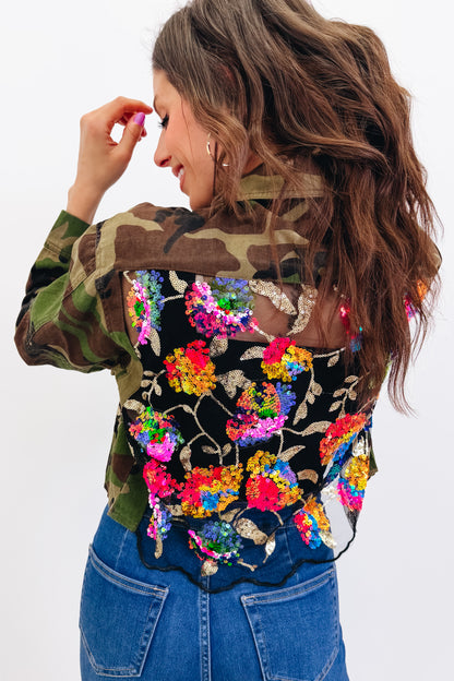 Hidden Gems Camo Shacket