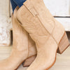 Nicole Western Mid Boots - Beige