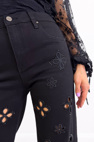 Petal Perfect By Denim BAR - Wide Leg Jeans