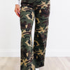 I'm A Survivor - Mid Rise Straight Wide Leg Jeans - Camo