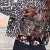 Spotted In Style Floral Leopard Sequin Jacket