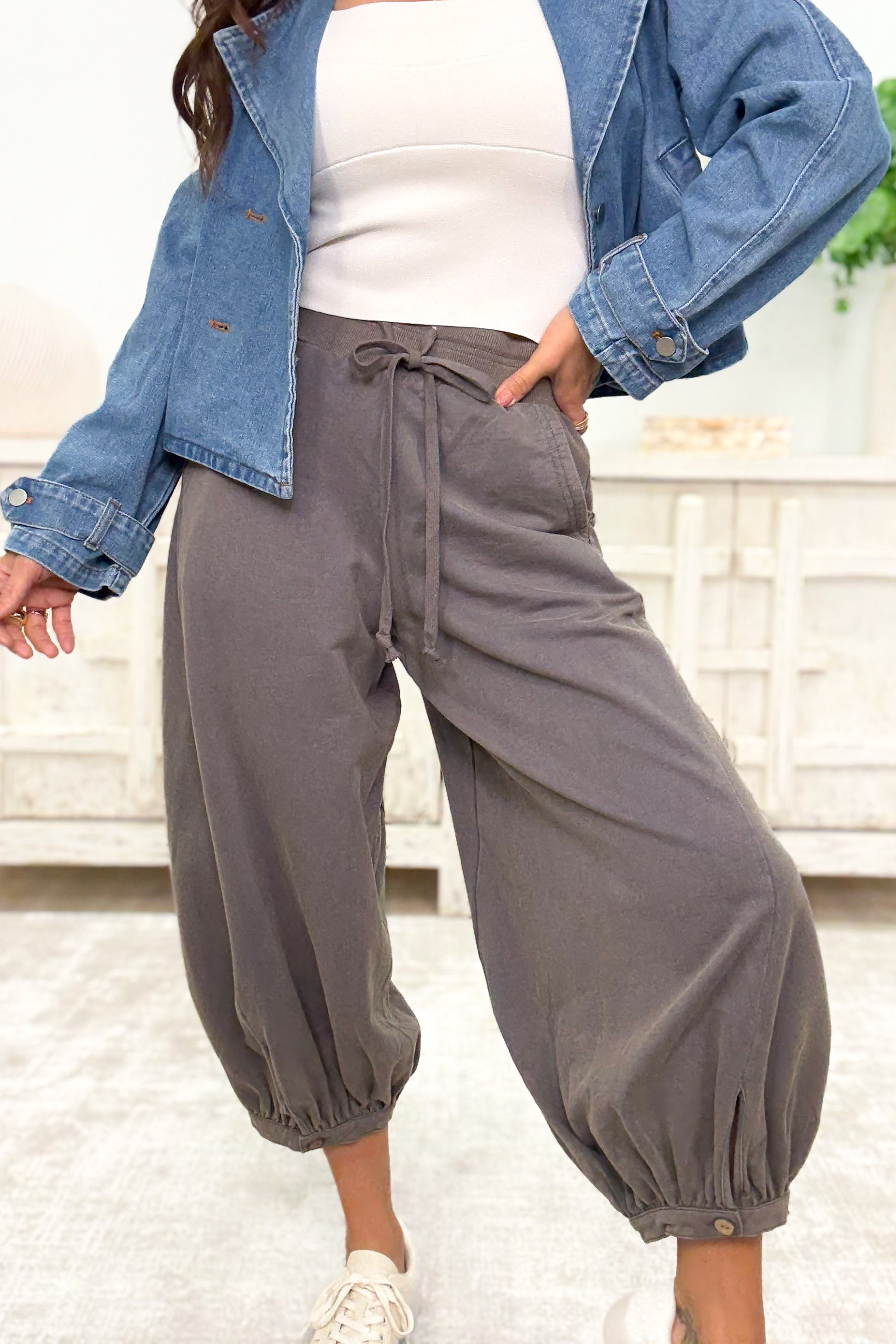 Bubbly Sensation Jogger Pants - 3 Colors!