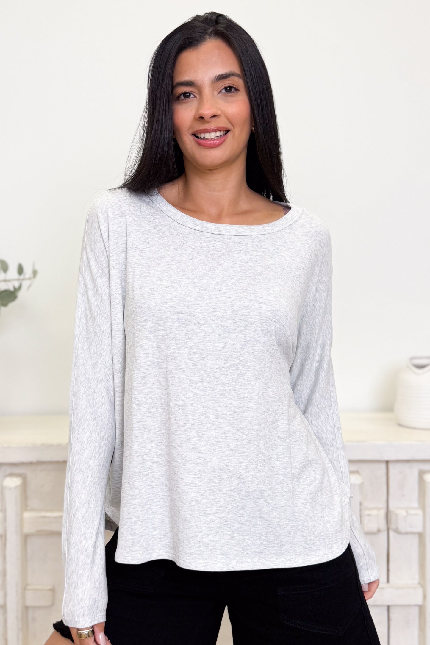 Share Your Love Long Sleeve Top - 2 Colors!