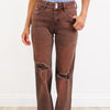 True Obsession By Denim BAR - Tummy Control Jeans - Brown