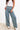 Petal In Time Wide Leg Jeans - Blue Denim