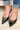 Ring Elegant Chain Slingback Pointed Heels - Black