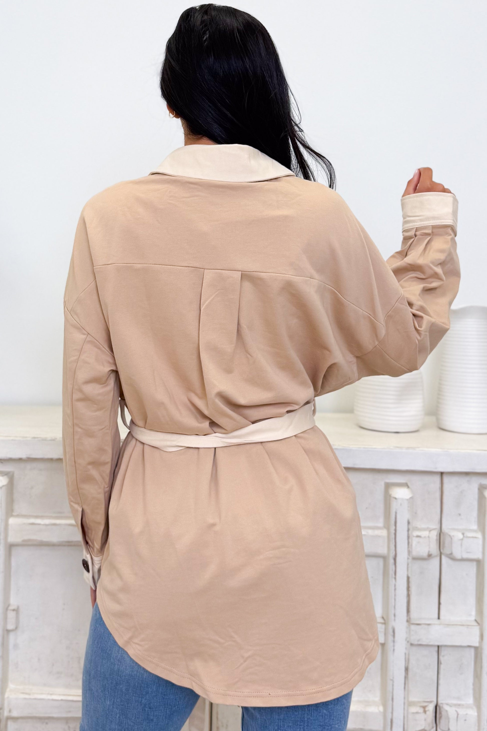 Comfort In Growing Shacket - 2 Colors!