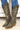 Nia Western Boots - Olive Green