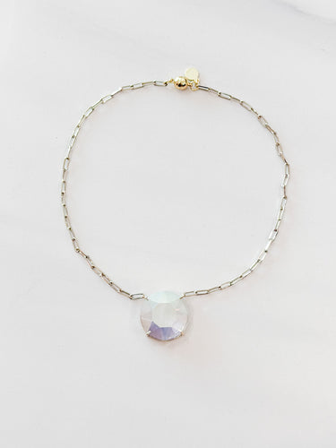 Madrid Nights Necklace  - Linen Diamond Dust Veil