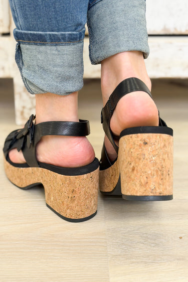 Move Platform Sandals - Black