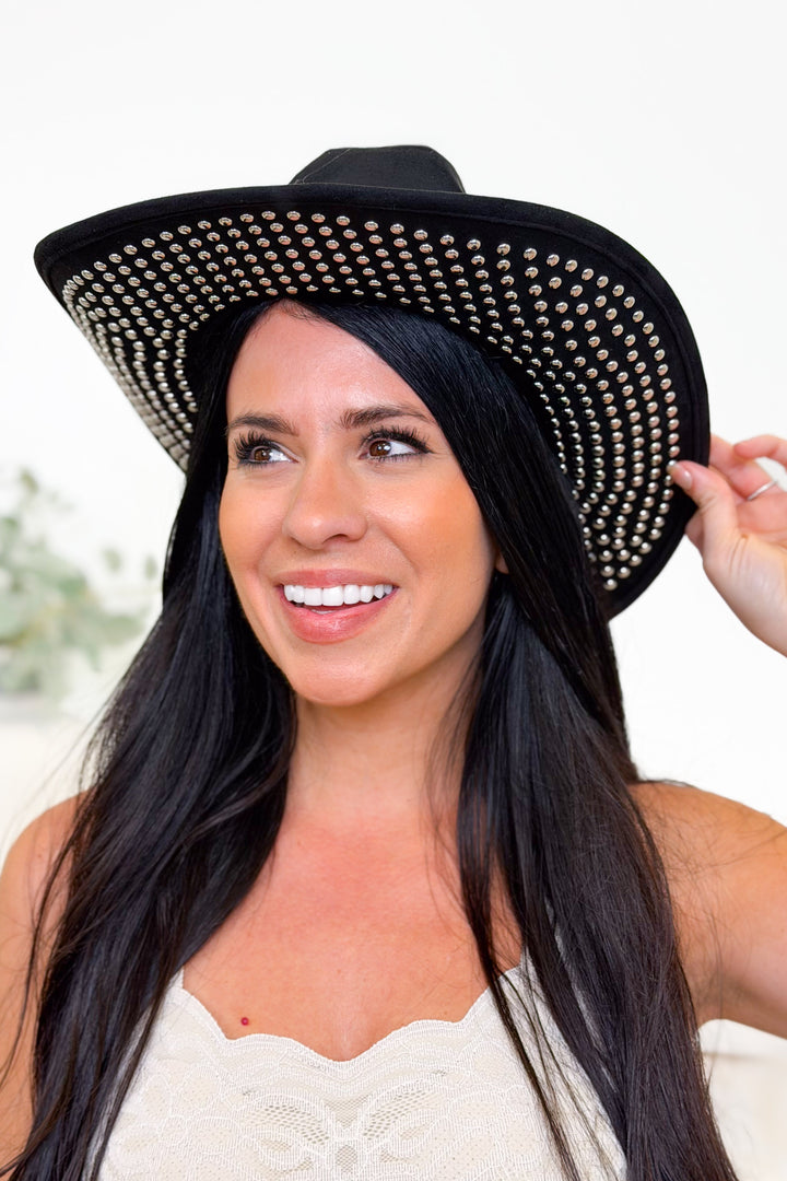 Cowgirl Crush Studded Cowgirl Hat - 2 Colors!