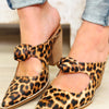 Corky's Knot Gonna Happen Heeled Mule - Leopard