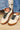 Direct Double Stripes Design Sneakers - Cream Leopard