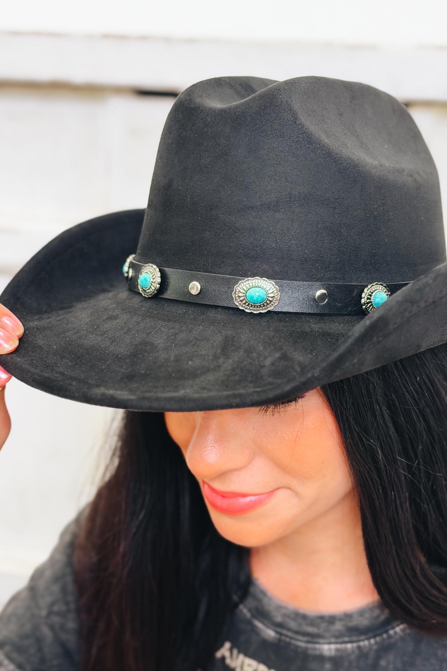 Western Suede Cowgirl Hats - 2 Colors!