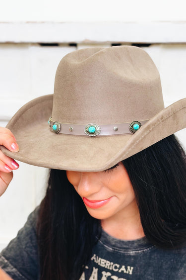 Western Suede Cowgirl Hats - 2 Colors!