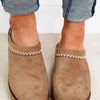 Seeya Cozy Suede Cork Wedge - Taupe