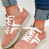 Shu Shop Poppy Sneakers - Dusty Pink Suede