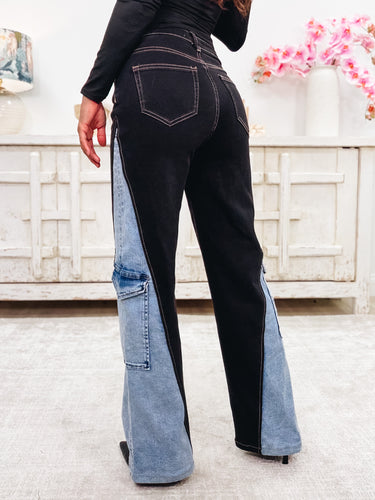 Double Take By Denim BAR - Wide Leg Jeans
