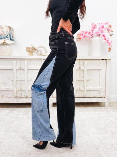 Double Take By Denim BAR - Wide Leg Jeans