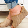 Corky's Kiss Me Wedge - Raffia