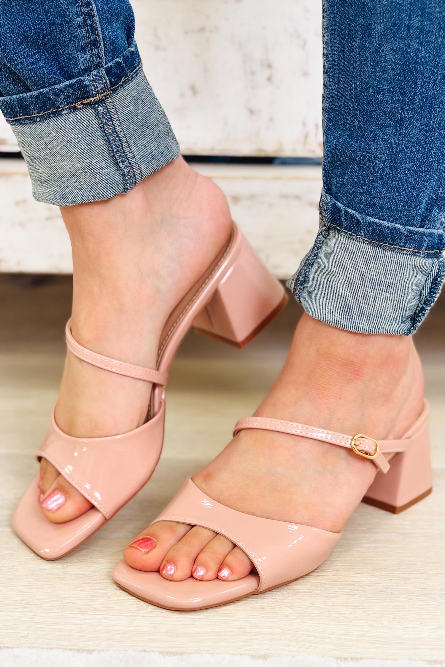 Corky's Ooh La La Heels - Blush Patent