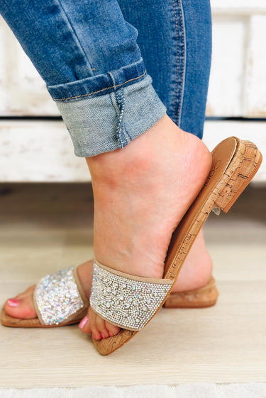 Corky's Our Lil Secret Sandals - Rhinestone