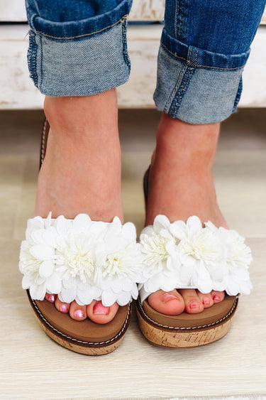 Corky's Wildflower Shoes - White