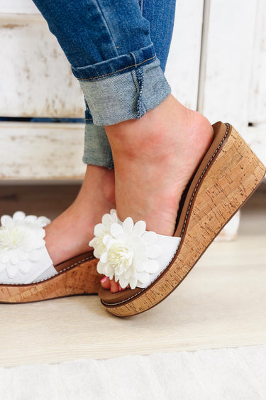 Corky's Wildflower Shoes - White