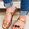 Corky's Round Of Applause Sandals - Gold Mirror Metallic