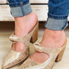 Corky's Knot Gonna Happen Heeled Mule - Gold