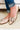 Rivets Pointed Toe Mary Jane Flats - Nude