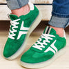 Shu Shop Poppy Sneakers - Green Suede