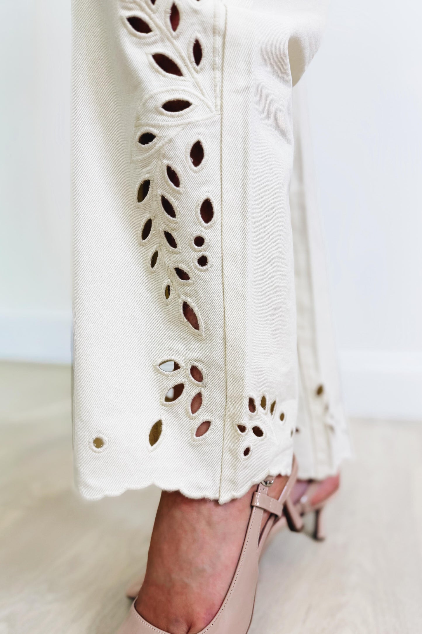 Greater Plan By Mystree - Floral Straight Leg Jeans - 2 Colors!